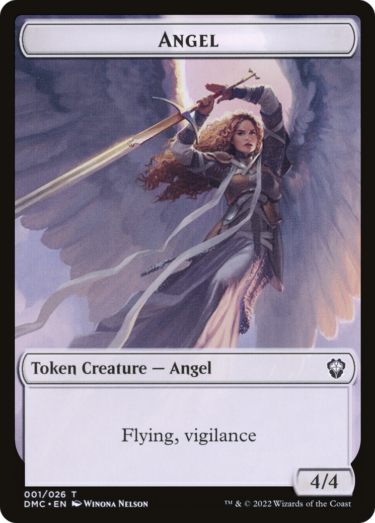 Angel (TDMU-001) [Dominaria United Tokens]