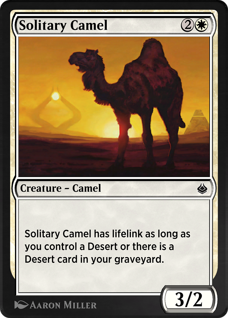Solitary Camel (AKR-036) [Amonkhet Remastered]