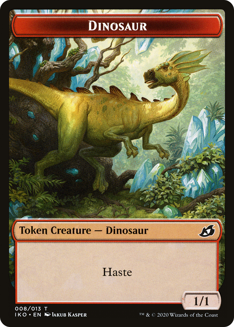 Dinosaur (TIKO-008) [Ikoria: Lair of Behemoths Tokens]