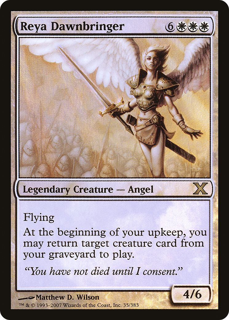 Reya Dawnbringer (10E-35★) [Tenth Edition] Foil