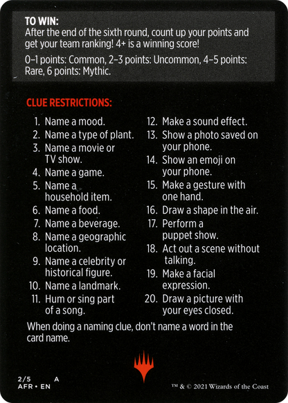 Totally Lost in Translation // Totally Lost in Translation (cont'd) (MAFR-002) [Adventures in the Forgotten Realms Minigames]