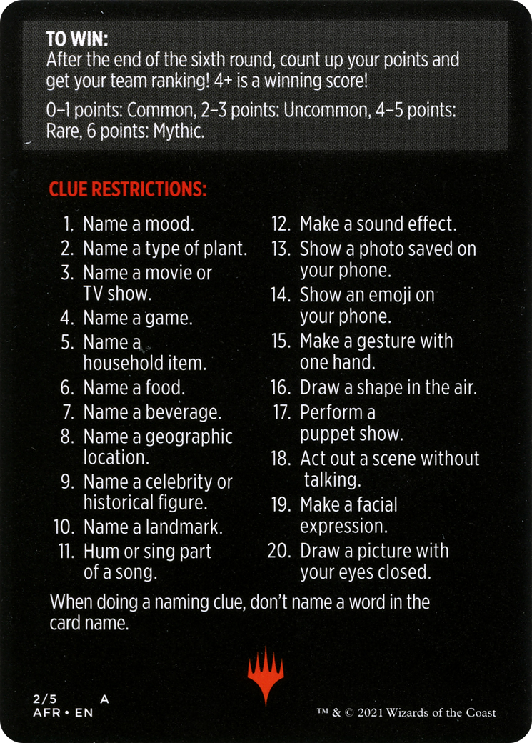 Totally Lost in Translation // Totally Lost in Translation (cont'd) (MAFR-002) [Adventures in the Forgotten Realms Minigames] Foil
