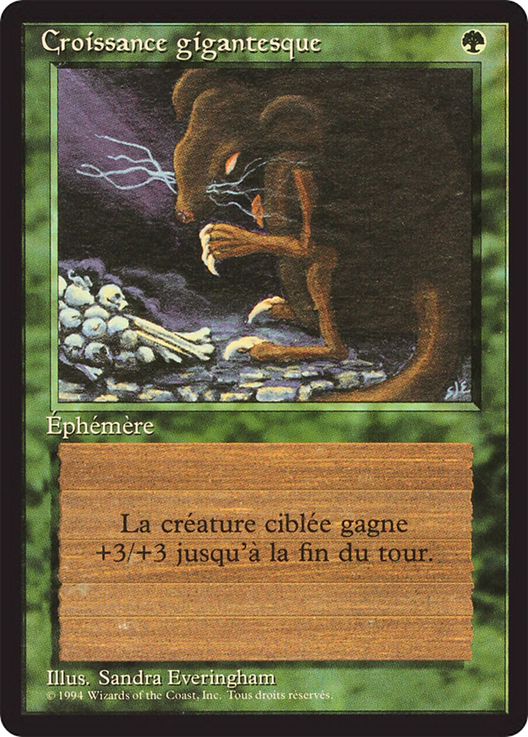 Giant Growth (FBB-199) [Foreign Black Border]