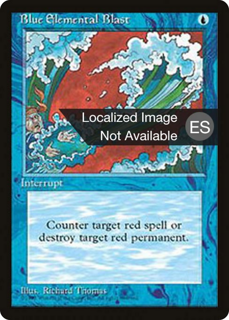 Blue Elemental Blast (4BB-063) [Fourth Edition Foreign Black Border]