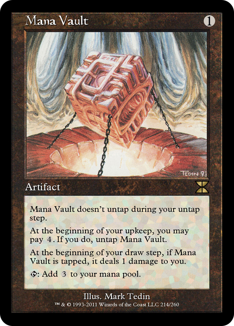 Mana Vault (ME4-214) [Masters Edition IV] Foil