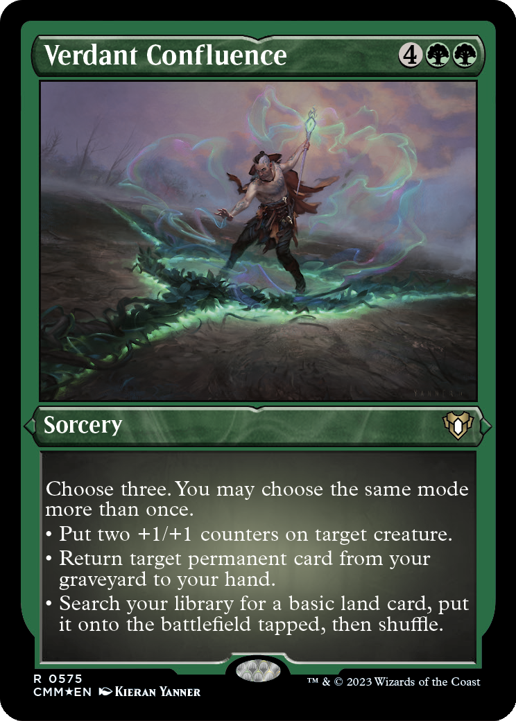 Verdant Confluence (Foil Etched) (CMM-575) [Commander Masters] Foil
