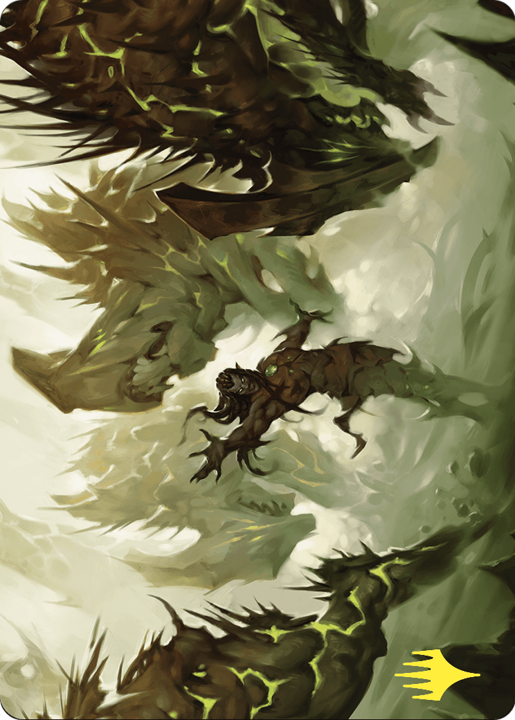 Ezuri's Predation // Ezuri's Predation (ACMM-023) (Borderless) [Commander Masters Art Series] Foil