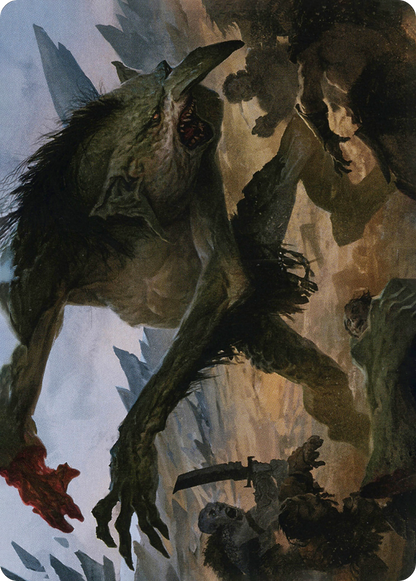Loathsome Troll // Troll (AAFR-021) (Borderless) [Adventures in the Forgotten Realms Art Series]