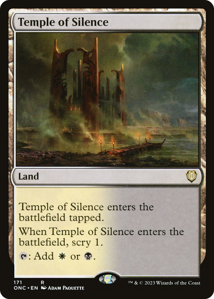 Temple of Silence (ONC-171) [Phyrexia: All Will Be One Commander]