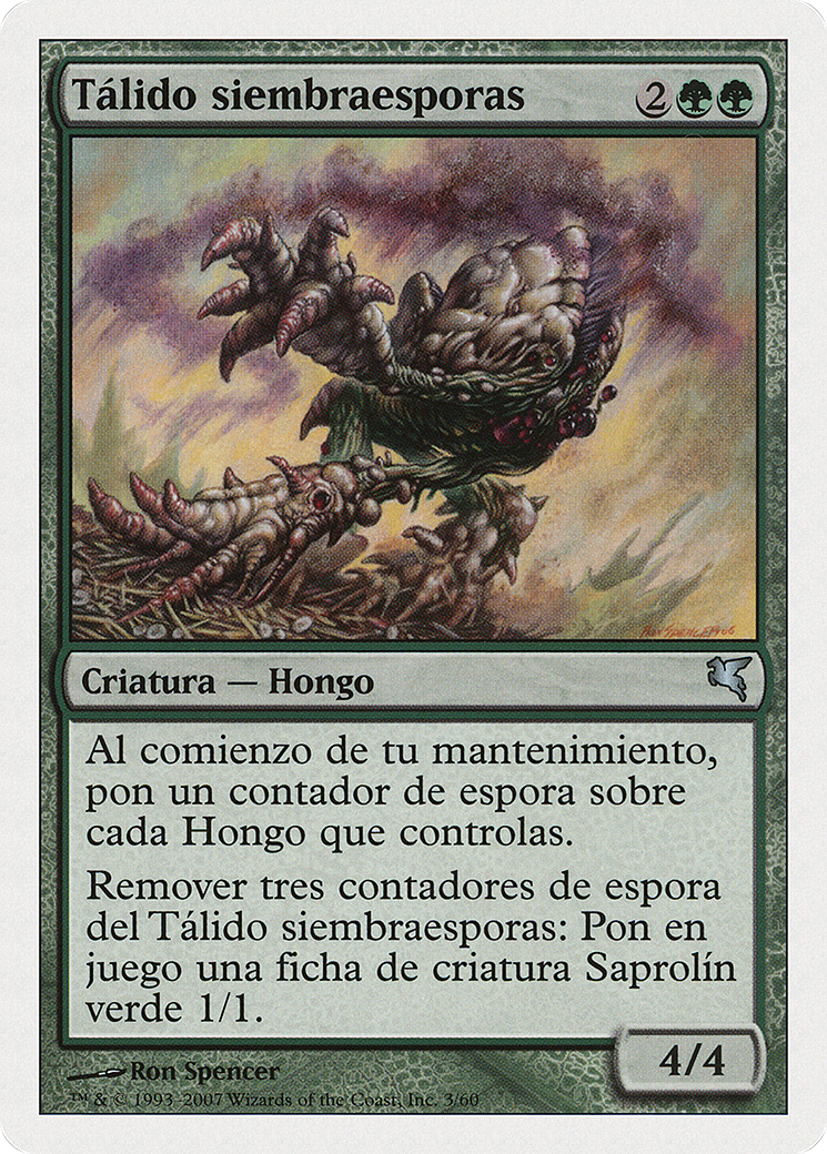 Sporesower Thallid (Spanish) - "Talido siembraesporas" (PSAL-0J3) [Salvat 2005]