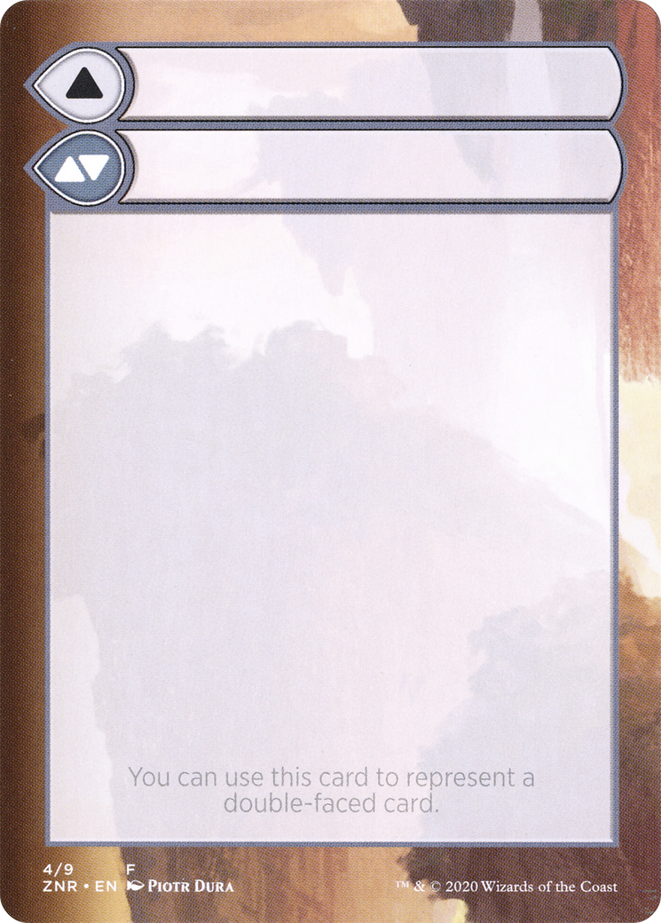 Double-Faced Substitute Card (SZNR-004) (Borderless) [Zendikar Rising Substitute Cards]
