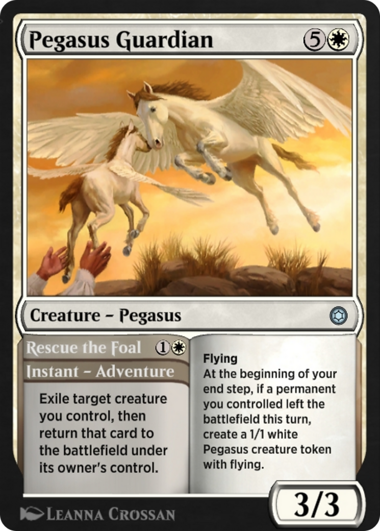 Pegasus Guardian // Rescue the Foal (HBG-097) [Alchemy Horizons: Baldur's Gate]