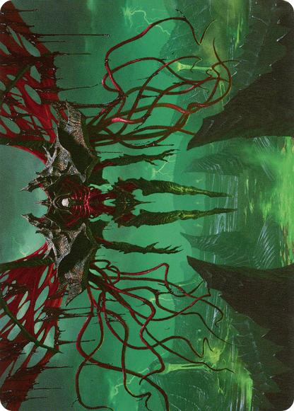 Archfiend of the Dross // Archfiend of the Dross (AONE-018) (Borderless) [Phyrexia: All Will Be One Art Series] Foil