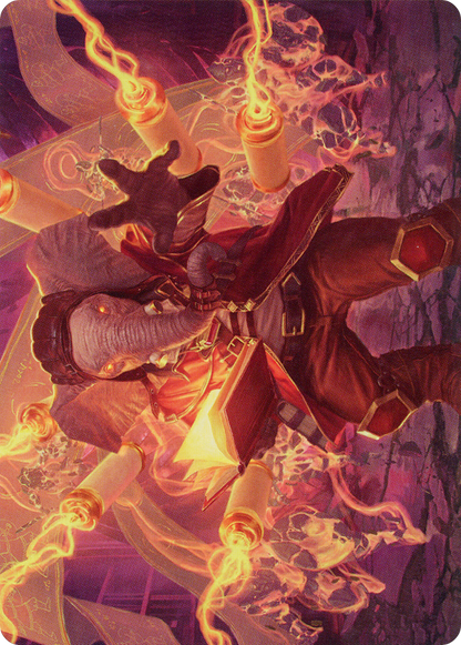 Quintorius, Loremaster // Quintorius, Loremaster (AMOM-052) (Borderless) [March of the Machine Art Series] Foil