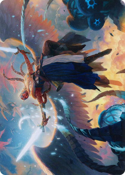 Boon-Bringer Valkyrie // Boon-Bringer Valkyrie (AMOM-002) (Borderless) [March of the Machine Art Series] Foil