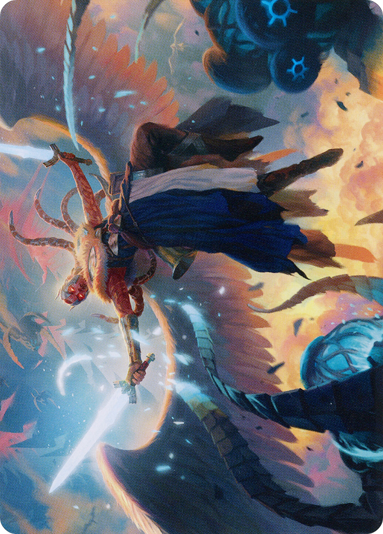 Boon-Bringer Valkyrie // Boon-Bringer Valkyrie (AMOM-002) (Borderless) [March of the Machine Art Series]