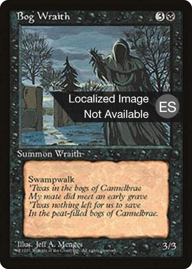 Bog Wraith (4BB-124) [Fourth Edition Foreign Black Border]