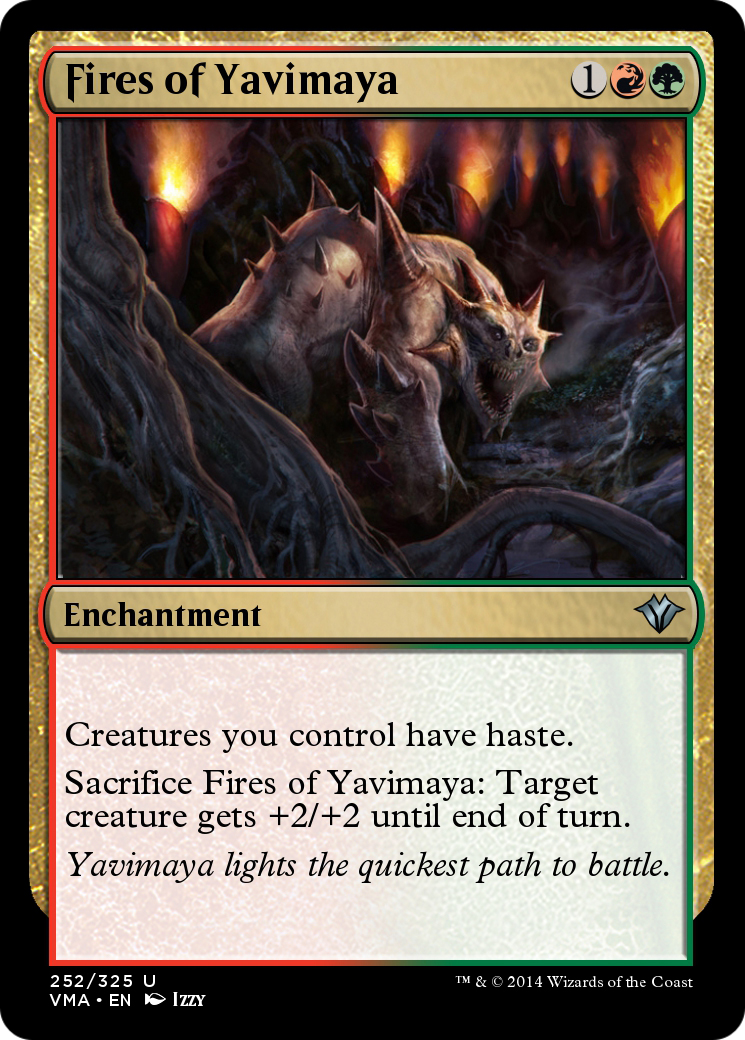 Fires of Yavimaya (VMA-252) [Vintage Masters] Foil