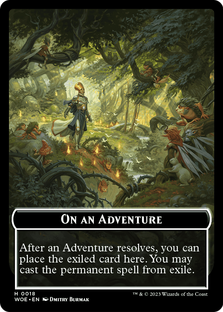 On an Adventure (TWOE-018) [Wilds of Eldraine Tokens]