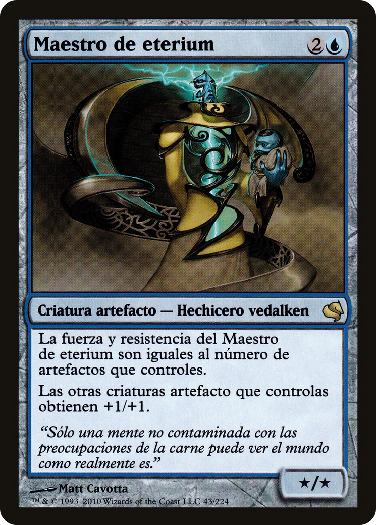 Master of Etherium (Spanish) - "Maestro de eterium" (PS11-043) [Salvat 2011]