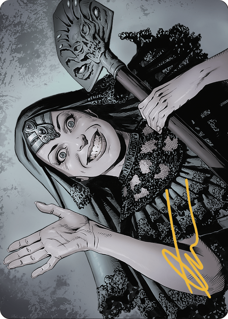Gisa, the Hellraiser // Gisa, the Hellraiser (AOTJ-051) (Borderless) [Outlaws of Thunder Junction Art Series] Foil