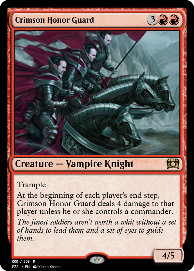 Crimson Honor Guard (PZ2-65697) [Treasure Chest] Foil