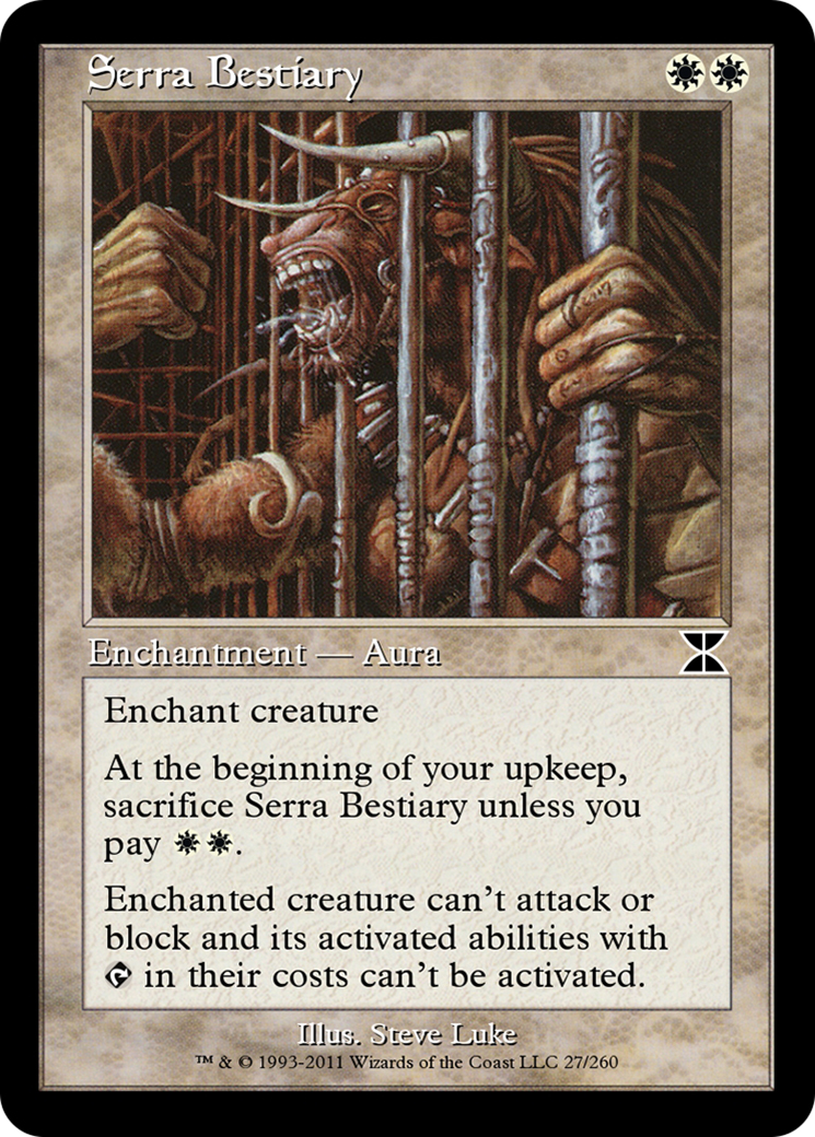 Serra Bestiary (ME4-027) [Masters Edition IV] Foil
