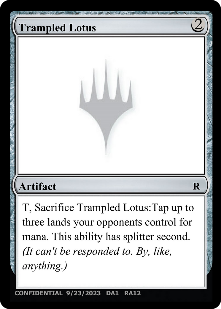 Trampled Lotus [Unknown Event]
