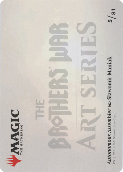 Autonomous Assembler // Autonomous Assembler (ABRO-005) (Borderless) [The Brothers' War Art Series] Foil