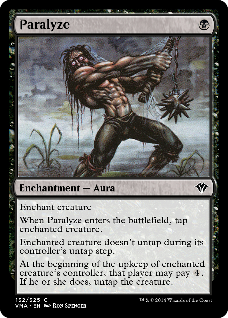 Paralyze (VMA-132) [Vintage Masters] Foil