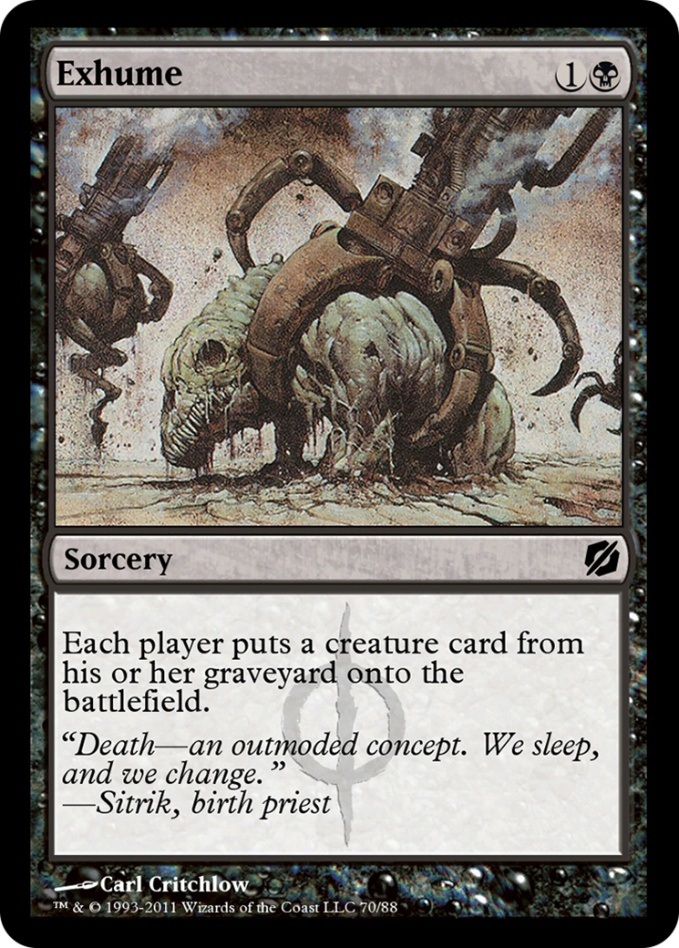 Exhume (TD2-070) [Duel Decks: Mirrodin Pure vs. New Phyrexia]
