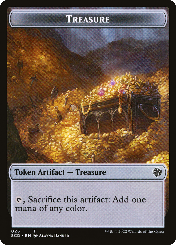 Treasure (TSCD-025) [Starter Commander Deck Tokens]