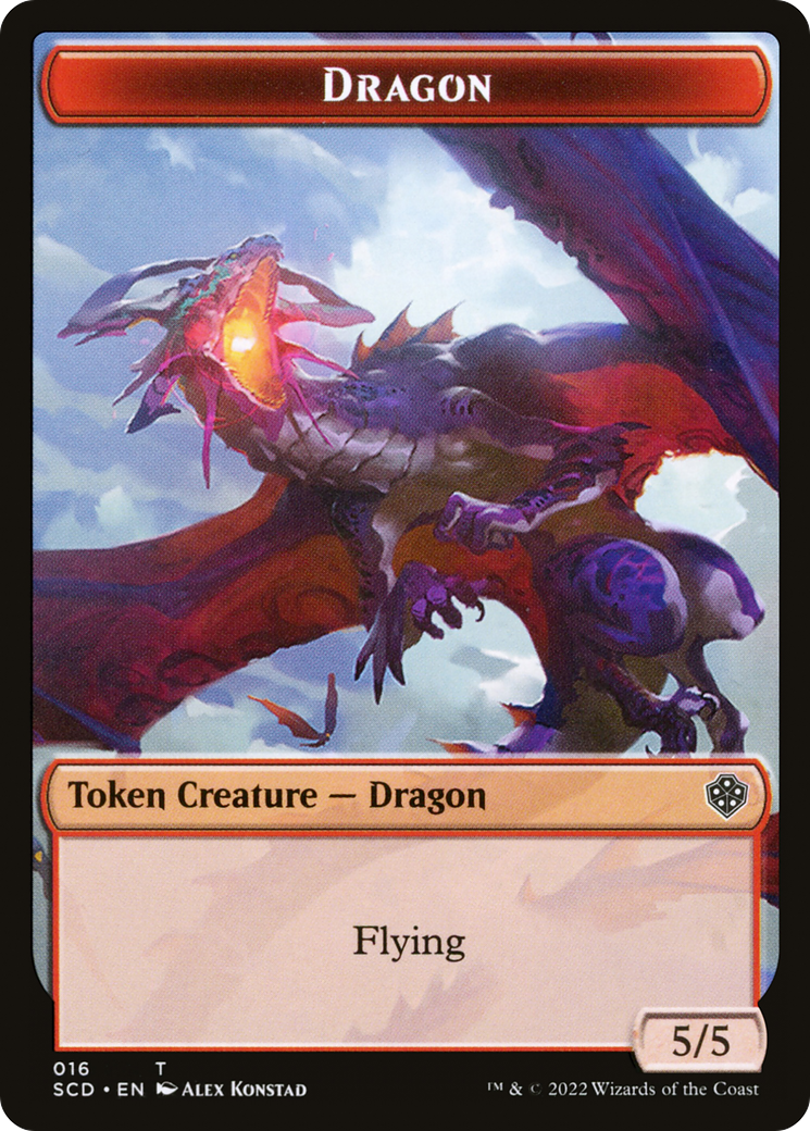 Dragon (TSCD-016) [Starter Commander Deck Tokens] Foil