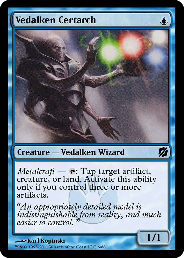 Vedalken Certarch (TD2-005) [Duel Decks: Mirrodin Pure vs. New Phyrexia]