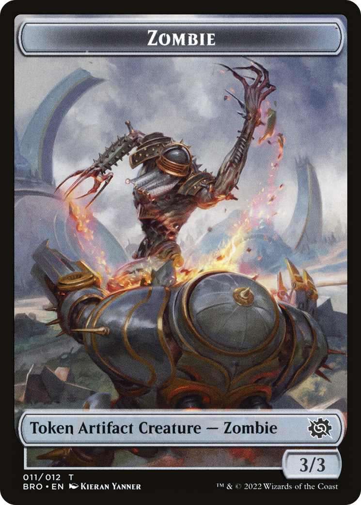 Zombie (TBRO-011) [The Brothers' War Tokens]