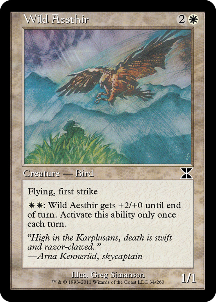Wild Aesthir (ME4-034) [Masters Edition IV] Foil