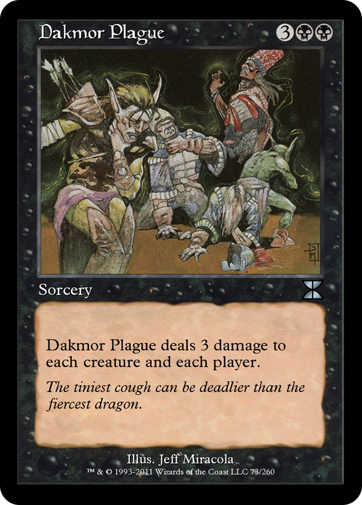 Dakmor Plague (ME4-073) [Masters Edition IV] Foil