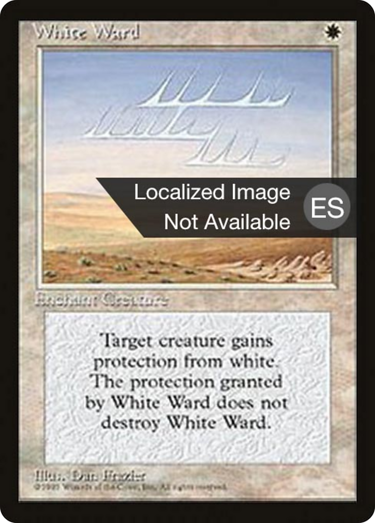 White Ward (4BB-057) [Fourth Edition Foreign Black Border]
