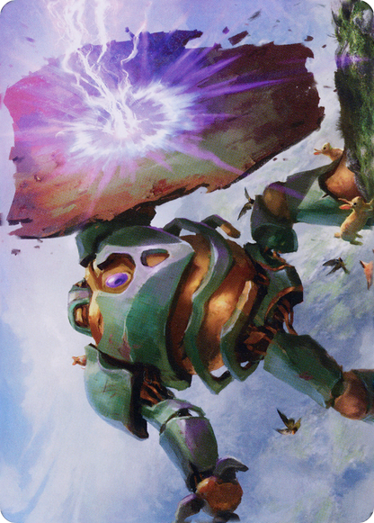 Walking Bulwark // Walking Bulwark (ADMU-058) (Borderless) [Dominaria United Art Series]