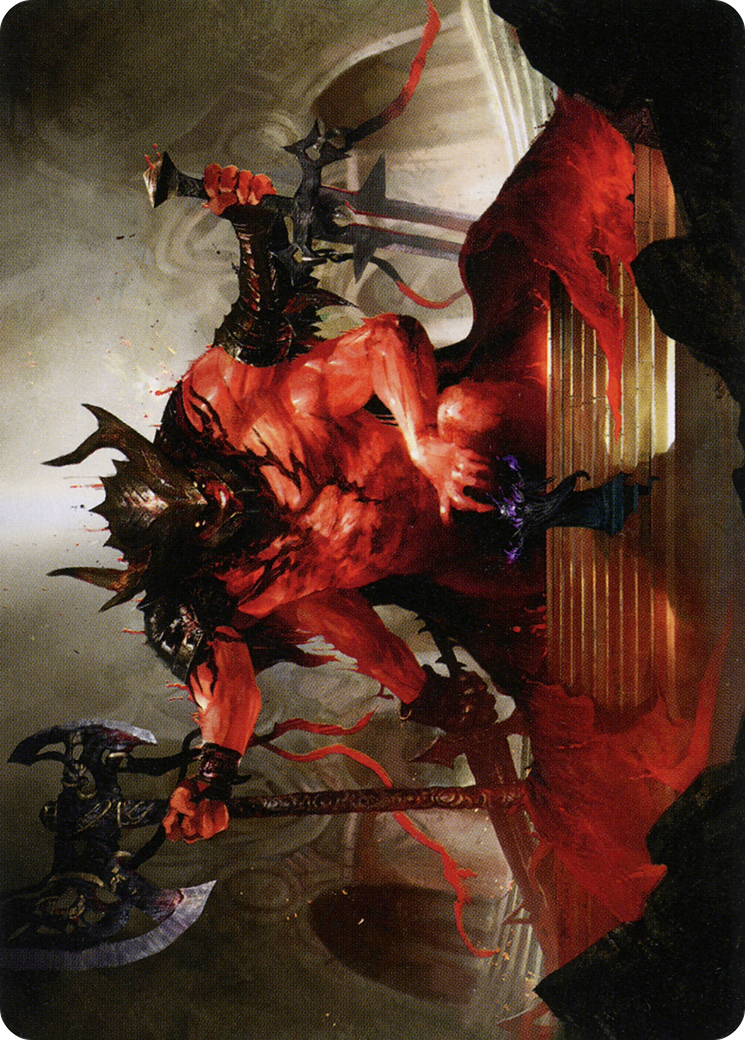 Awaken the Blood Avatar // Awaken the Blood Avatar (ASTX-020) (Borderless) [Strixhaven Art Series] Foil