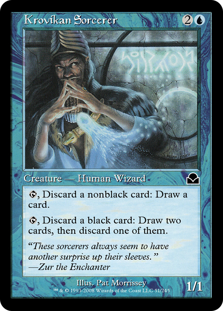 Krovikan Sorcerer (ME2-051) [Masters Edition II] Foil