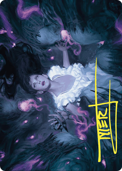Neva, Stalked by Nightmares // Neva, Stalked by Nightmares (AWOE-030) (Borderless) [Wilds of Eldraine Art Series]