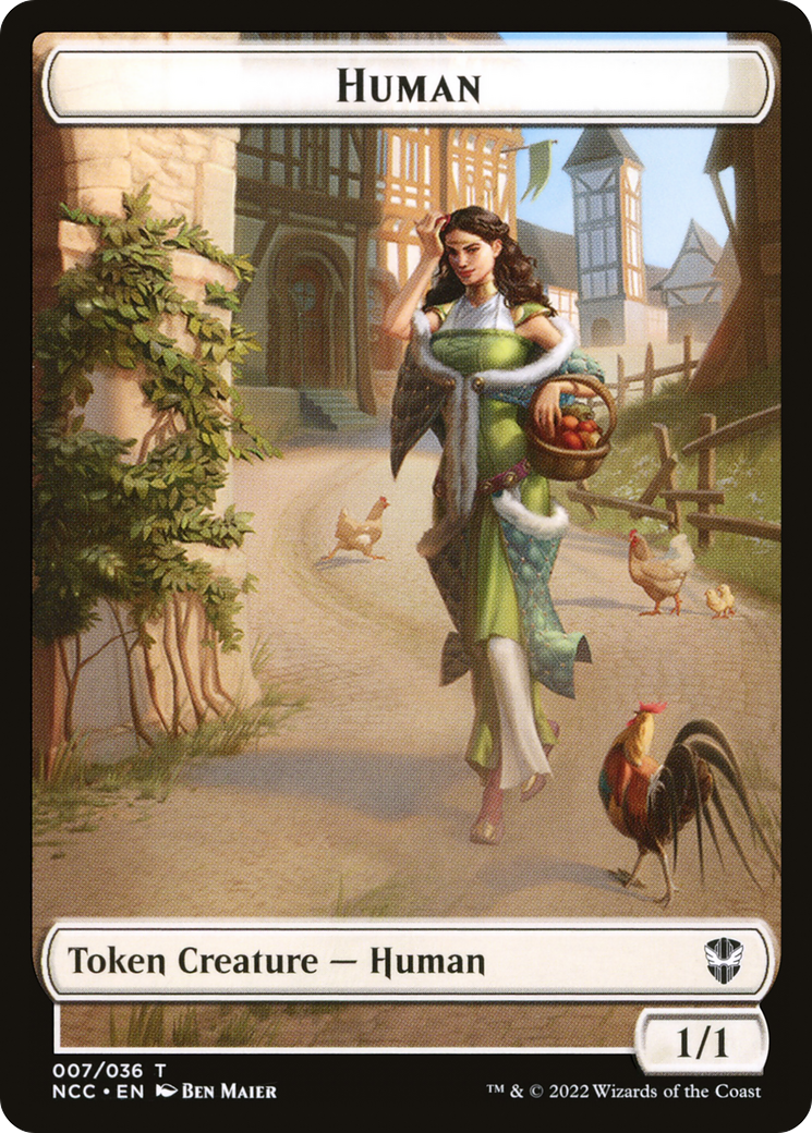 Human (TNCC-007) [New Capenna Commander Tokens]