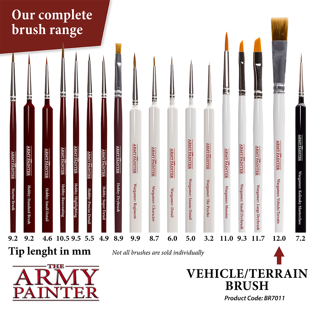 Army Painter Wargamer Brushes