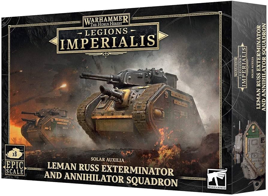Legions Imperialis Solar Auxilia: Leman Russ Exterminator and Annihilator Squadron
