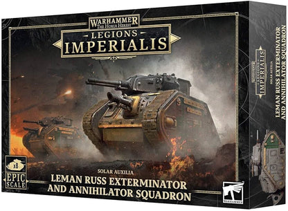 Legions Imperialis Solar Auxilia: Leman Russ Exterminator and Annihilator Squadron