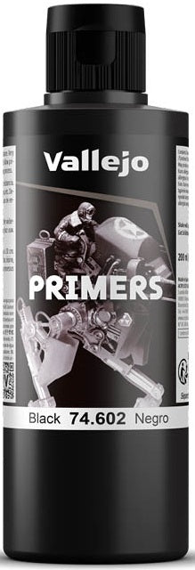 Vallejo Surface Primer Black 200ml