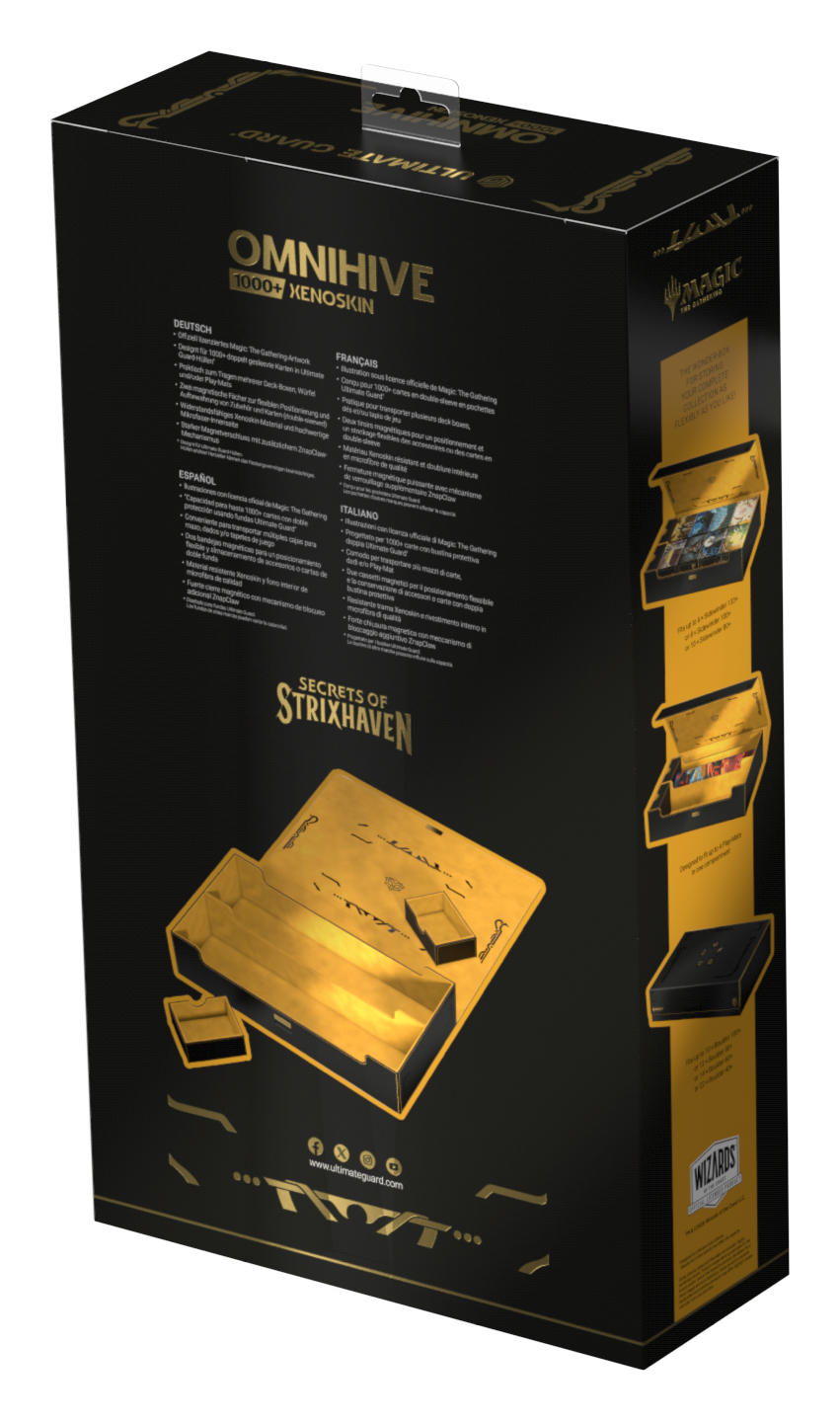 Omnihive 1000+ Deck Case - MTG Secrets Of Strixhaven