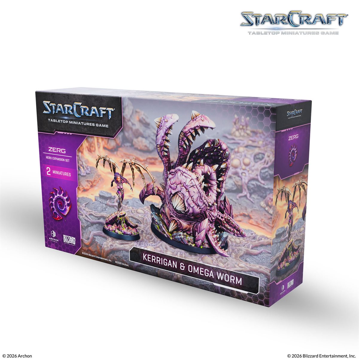 Starcraft Zerg: Kerrigan and Omega Worm