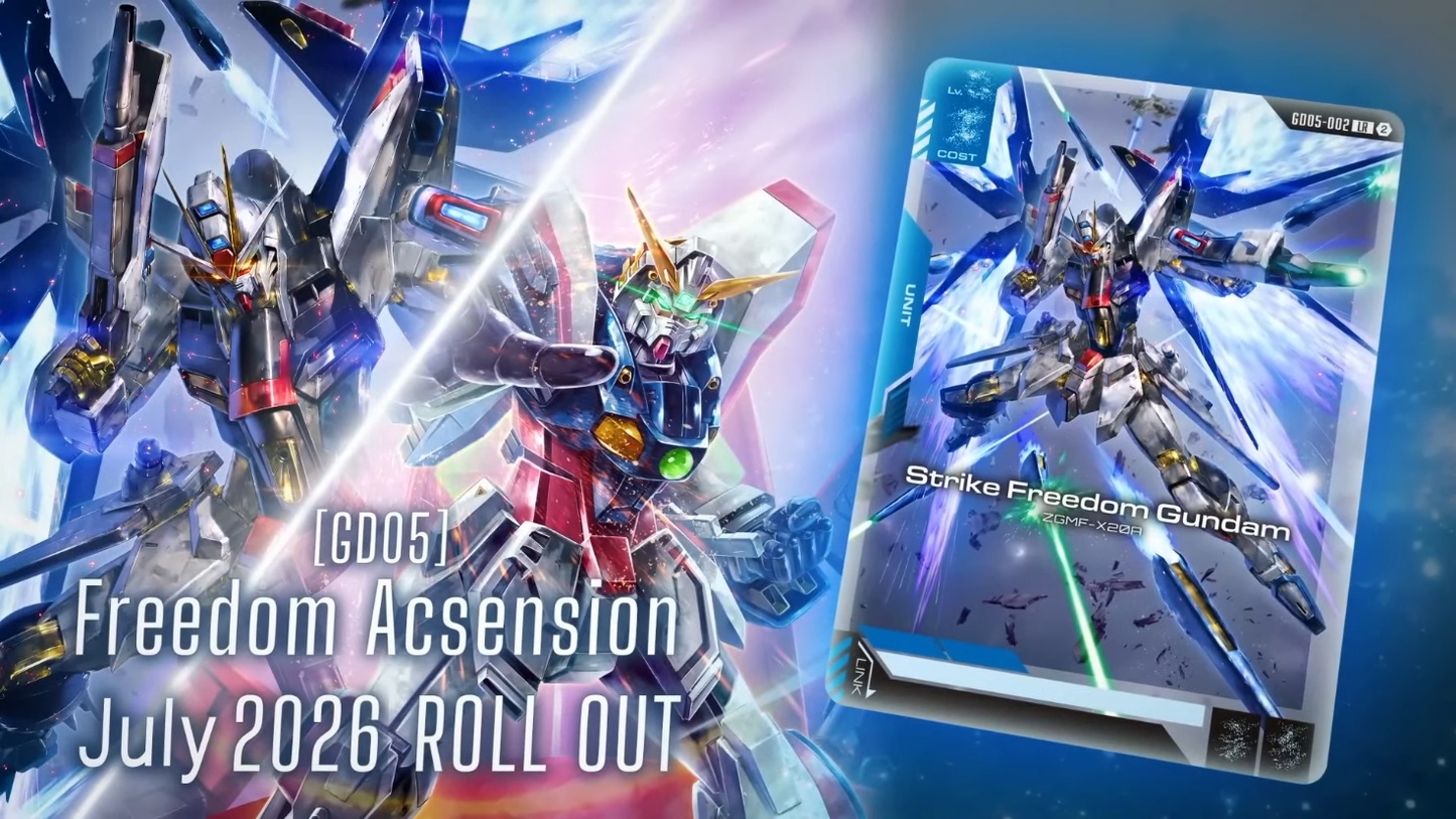 GD-05 Freedom Ascension Booster Box Gundam TCG GD05 [Preorder July 24rth]